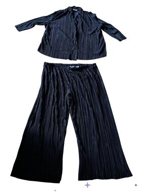 New With Tag TanJay Black Pantsuit Set